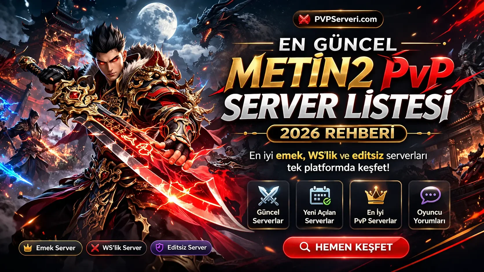 Metin2 PvP Server Nedir? En İyi Metin2 Server Nasıl Bulunur? (2026 Rehberi)